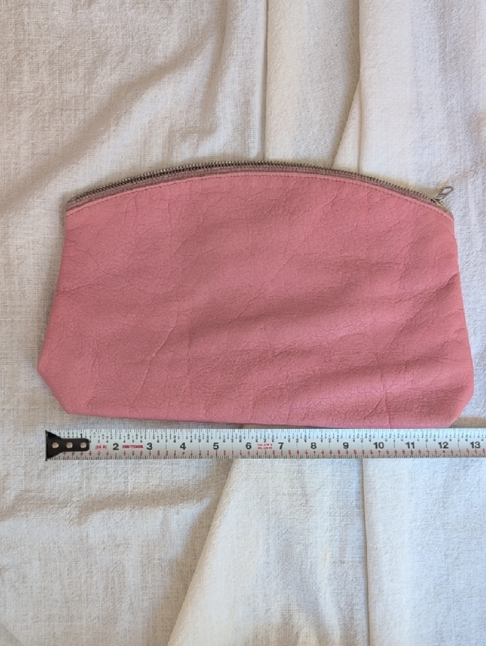 Baggu Blush Leather Clutch - Picture 7 of 8